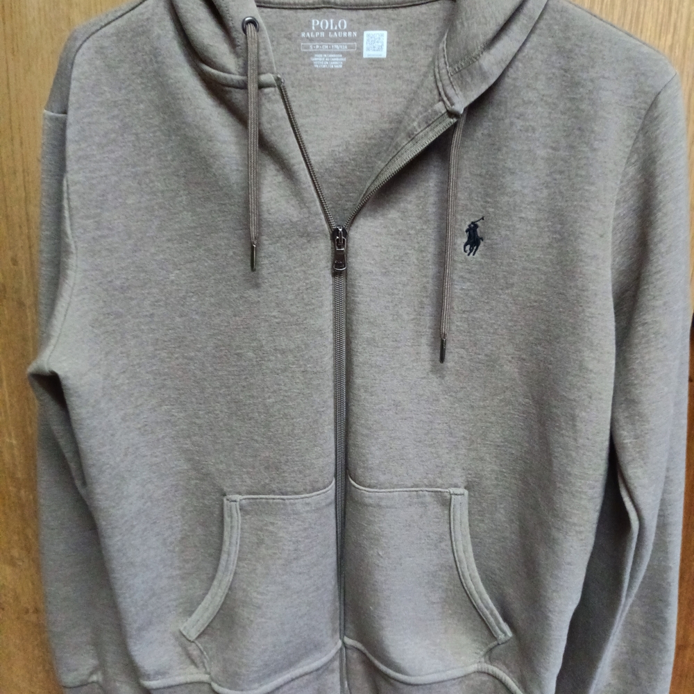 Polo by Ralph Lauren Men's Gray Zip-Up Sweater - S